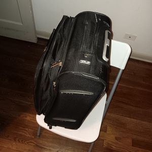 Suitcase black lightweight